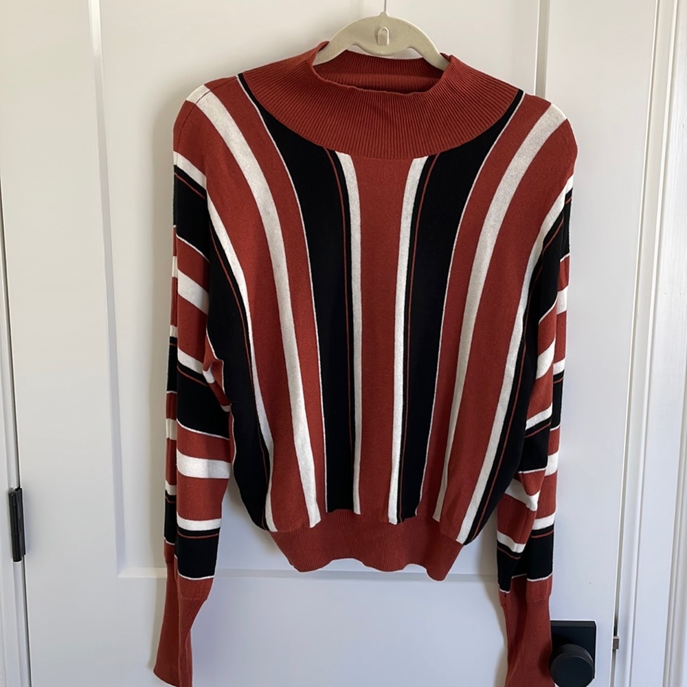 Nordstrom- Leith striped turtleneck